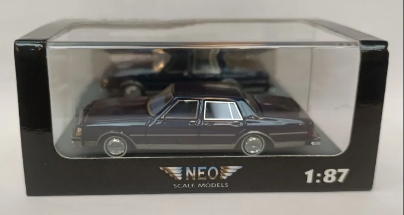 Neo 1:87 Caprice Classic Vintage Car Simulation Limited Edition Resin Metal Static Car Model Toy Gift