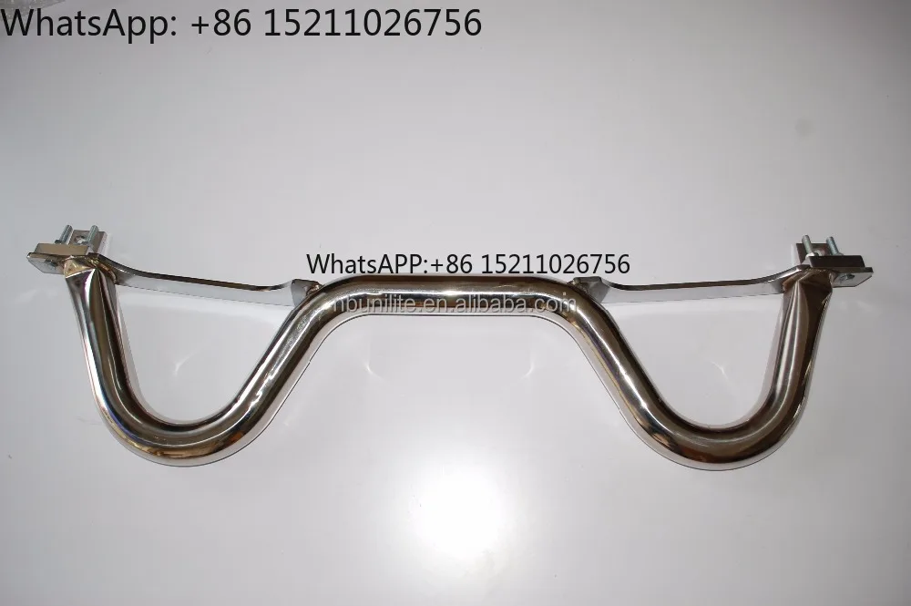 for Mazda 89-98 Miata MX5 MX-5 Exhaust Pipe 4-Point Stainless Steel Dual Twin Hoop Roll Bar