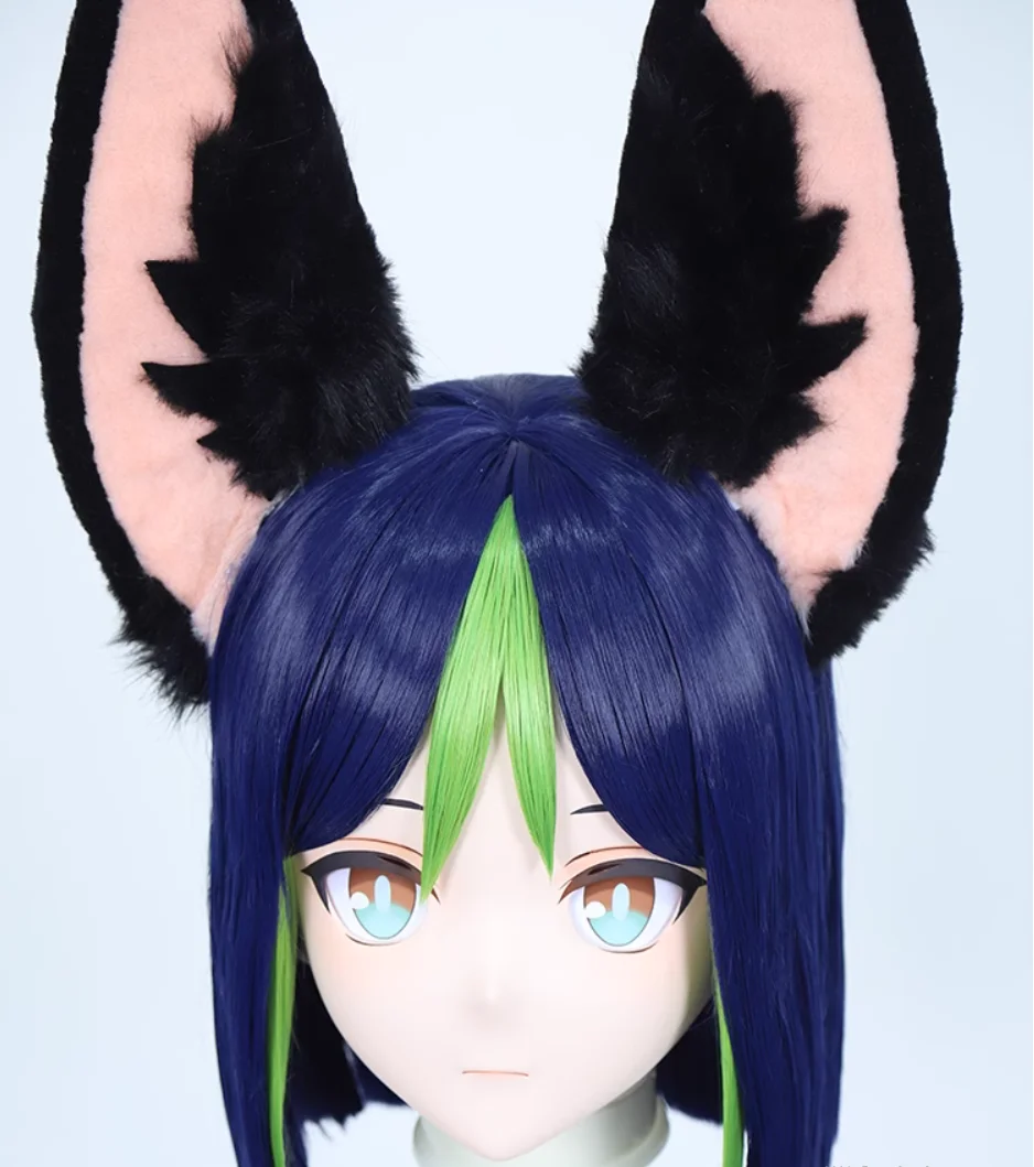 C-10188 Customize Full Head Resin Cartoon Cosplay Japanese Character Anime Role Play Crossdress Kigurumi Mask With Back Shell