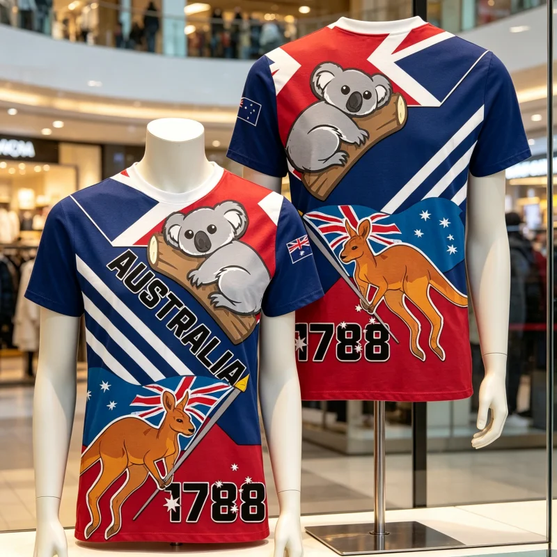 Summer Clothing Australia - Camiseta Deportiva de Verano 2026 con
