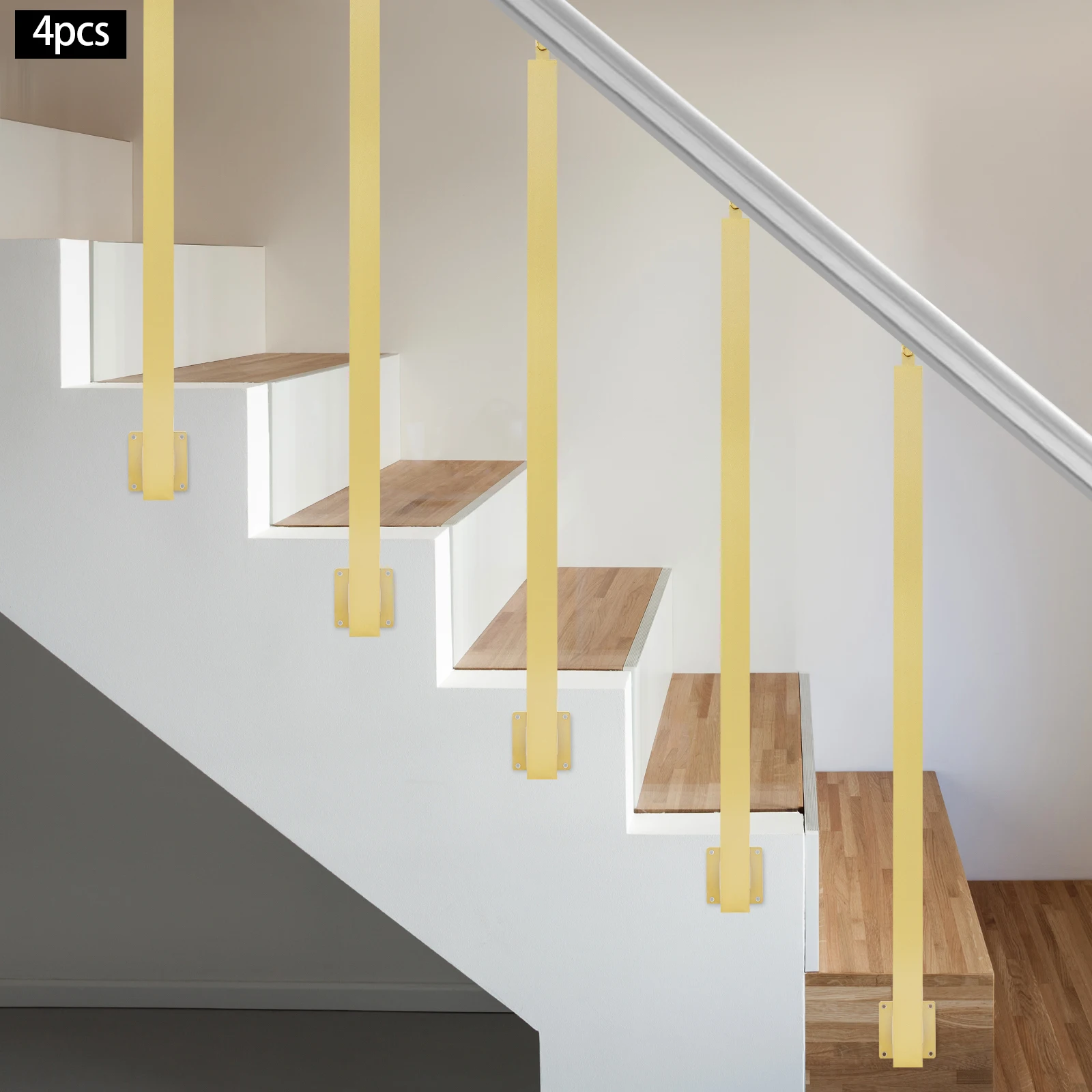 

Square Stair Baluster Posts Metal Stair Post Decorative Railing for Stairs Stair Baluster Posts