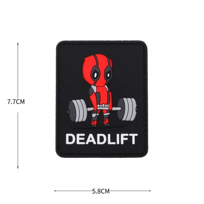 Anime Merchandise Deadpool Arm Patch Soft Rubber Sticker Creative Clothes, Shoes, Hats, and Backpacks Personalized Velcro Patch view 4