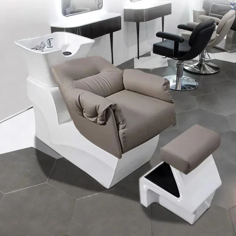 Lavabo per capelli Letto Shampoo Headspa Pedicure Attrezzatura economica per spa Lavabi Parrucchiere Chaise Salon De Coiffure Sedia da salone