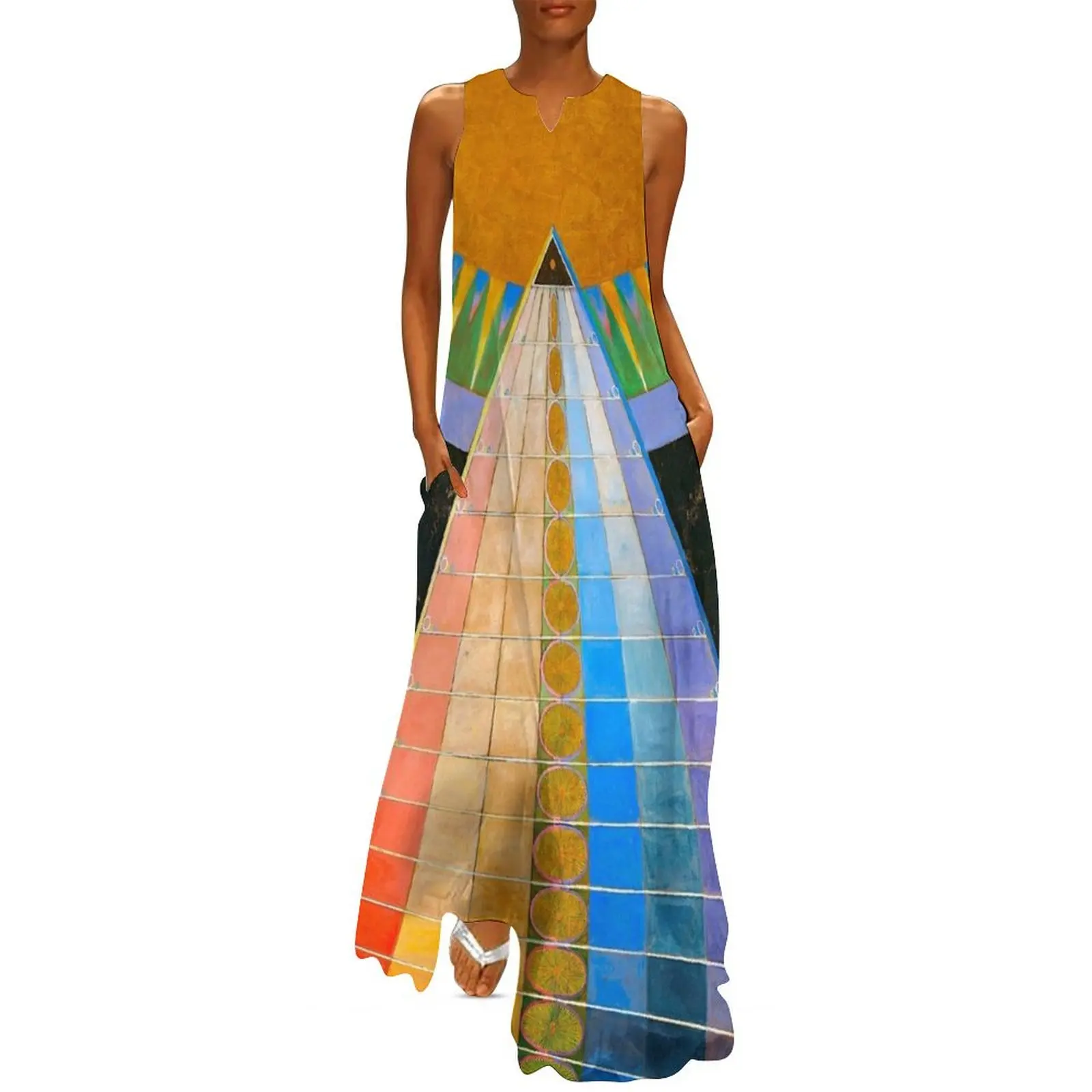 Altarpiece No. 1, Group X - Hilma af Klint Long Dress Women's long dress wedding dresses for parties Dress woman