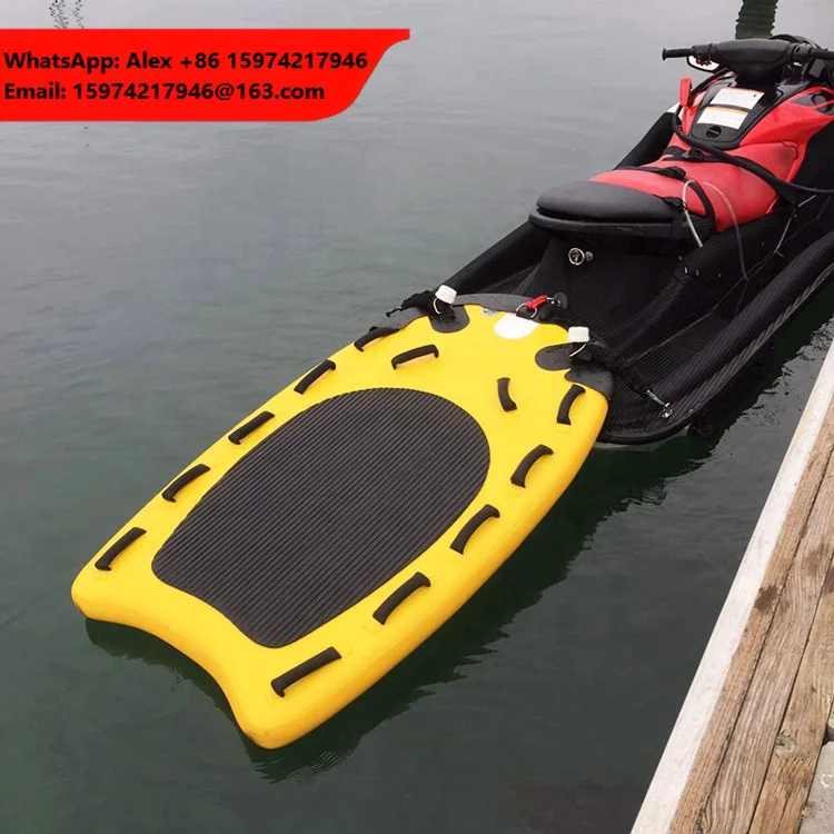 170cm Inflatable Rescue Board Lifeguard Rescue Surf Board Wave Surf Extraction Board Inflatable Jet Ski Sled