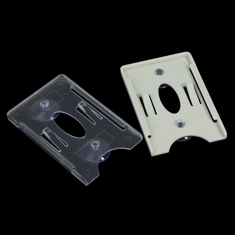 2 قطعة حامل بطاقة لزجاج السيارة الأمامي علامة زجاجية دائم ID حامل بطاقة IC بطاقات كم منظمة السيارة ديكور السيارة الداخلي #1