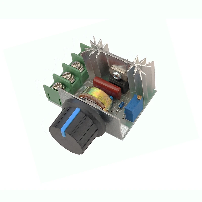 AC220V 2000W SCR Electronic Voltage Regulator Module Dimming Dimmer Motor Speed Controller Thermostat