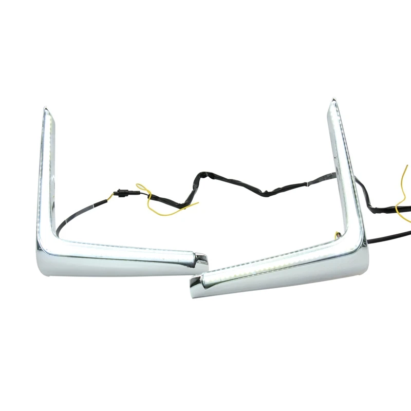 2 قطعة ل 16-17 سوبارو XV تعديل LED أضواء النهار الجري ، أضواء المصد الأمامي