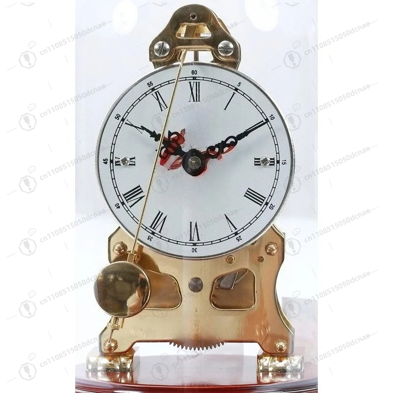 Reloj de mesa decorativo clásico para sala de estar, estudio o sala de té, con ingenio de maquinaria retro y diseño clásico.