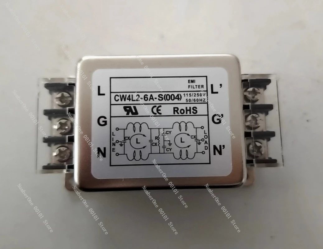 Single-phase three-stage AC filter 220v power purifier CW4L3 anti-interference EMI filter