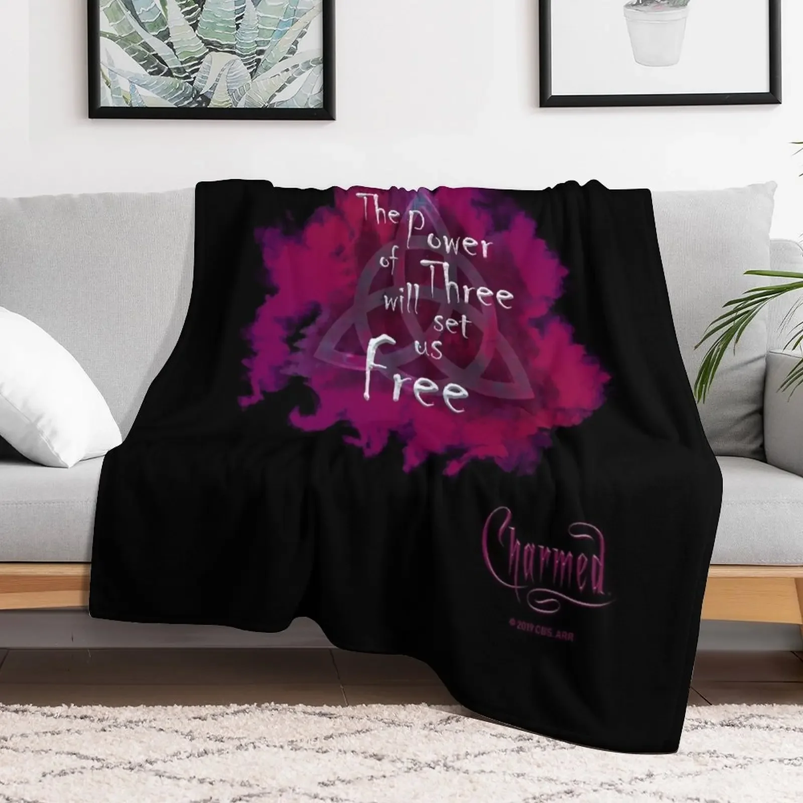 Charmed: The power of Three Throw Blanket funny gift Weighted Blankets