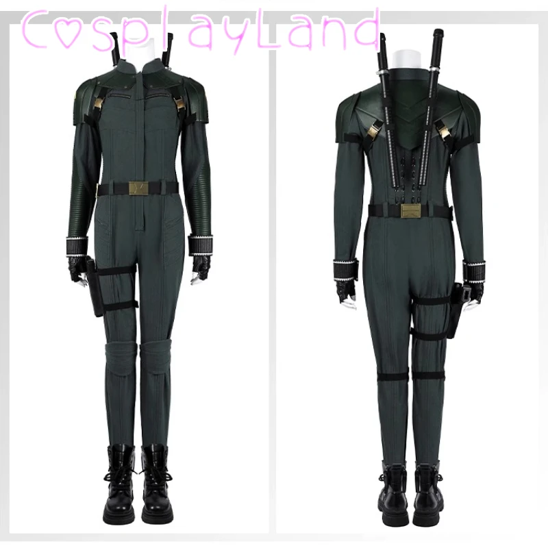 

Yelena Cosplay Costume Jumpsuit Accessories Full Set Women Battle Suit Halloween Comic Con Role Play Outfit Custom Made