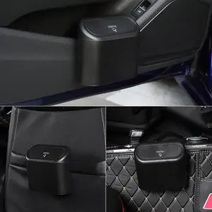 Portable plastic car storage box car dump with waterproof trash box, moving garbage 7 Main Sales Wholesale Automotive Accessories - №2