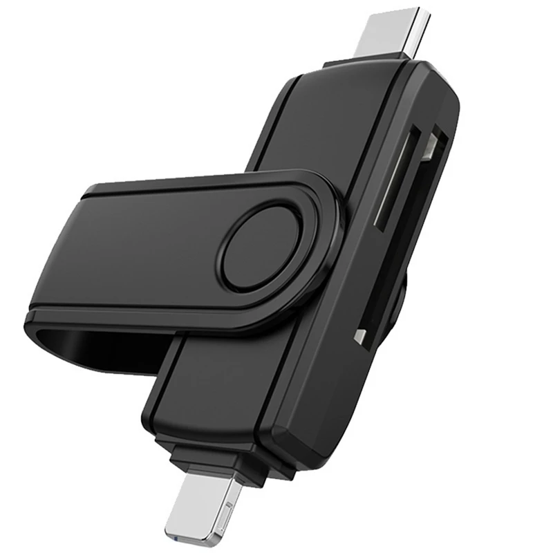 Lettore di schede adattatore per scheda TF da USB C a SD per accessori per Laptop per PC adattatore per scheda SD Cardreader di memoria intelligente per Iphone