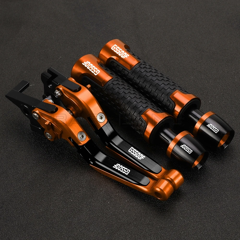 For SUZUKI GS500F GS 500F GS-500F GS500F 2004 2005 2006 2007 2008 2009 Adjustable Brake Clutch Lever Handlebar Handle Bar Grips