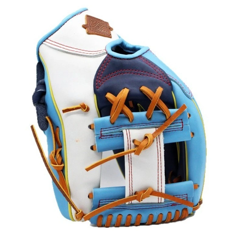 

Adult Cowhide DIY Outfield Guard Pitcher Catcher First Base Teen Training Game Hard Baseball Gloves