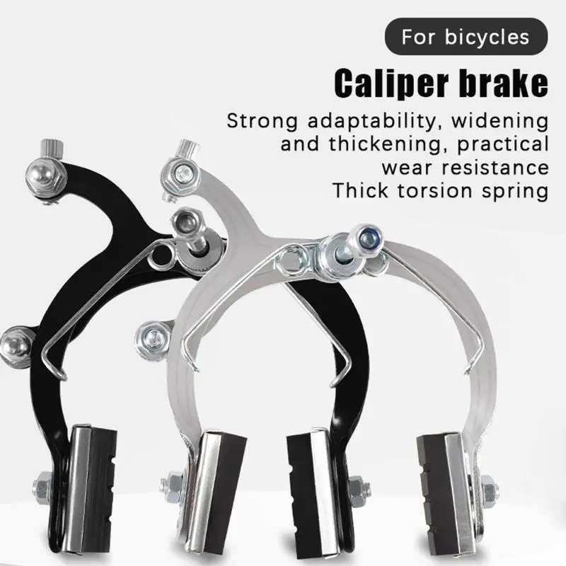 1PC Durable Lightweight C-Shape Road Caliper Brake Precise Front Brake With Smooth Installation Technology For Bicycles