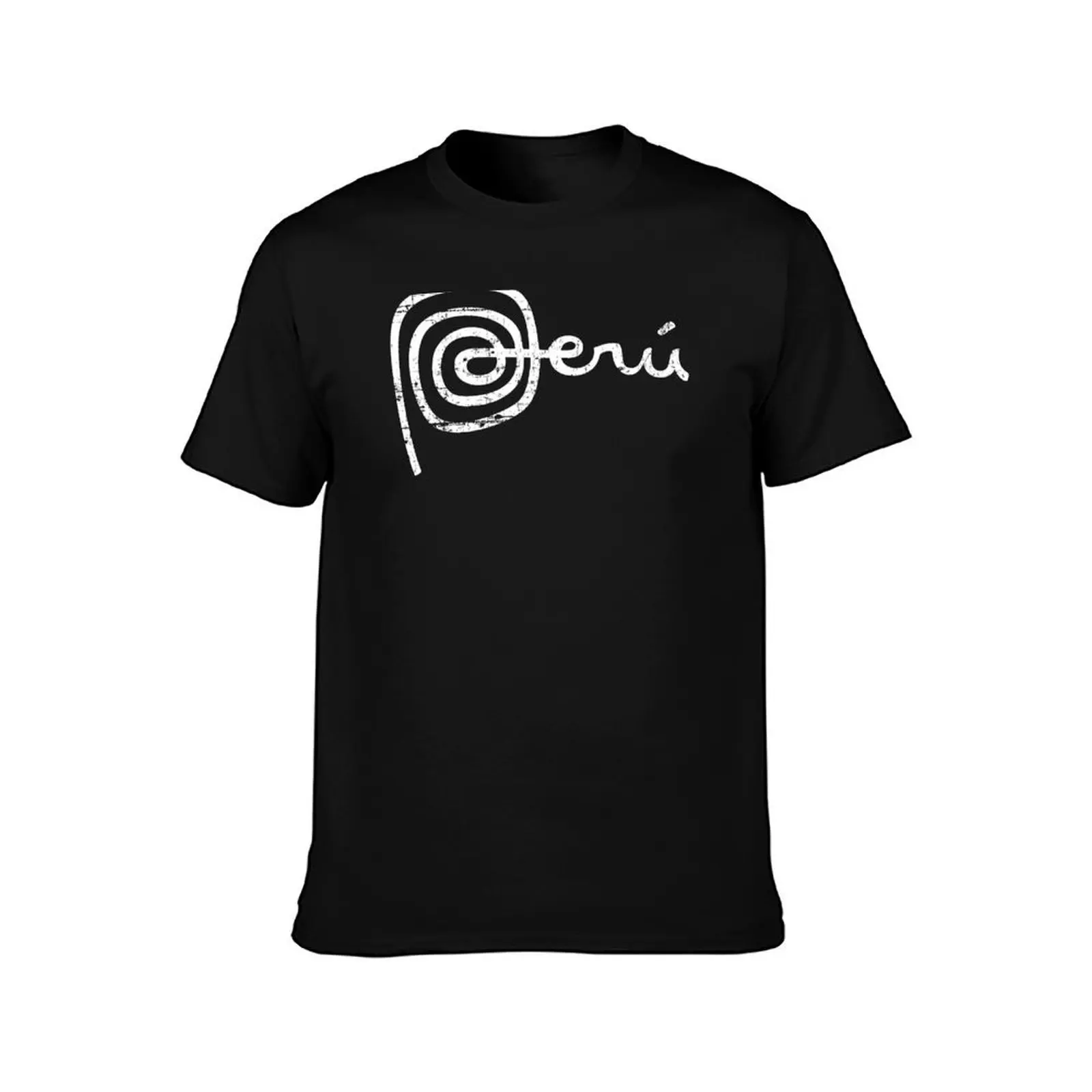 PERU LOGO - MARCA PER? T-Shirt, Summer Casual Cotton Tee, Oversized Streetwear Tops, Vintage Graphic Print, Unisex Men Women