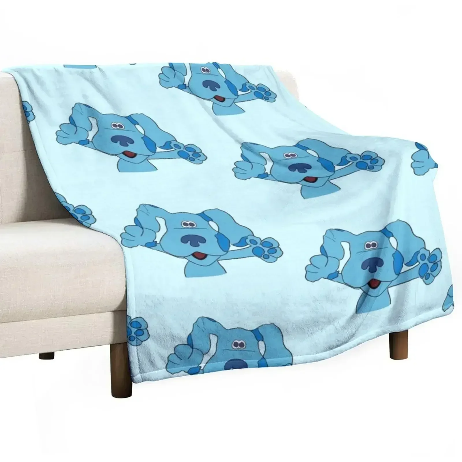 

Blue Throw Blanket Large Travel Flannels Blankets