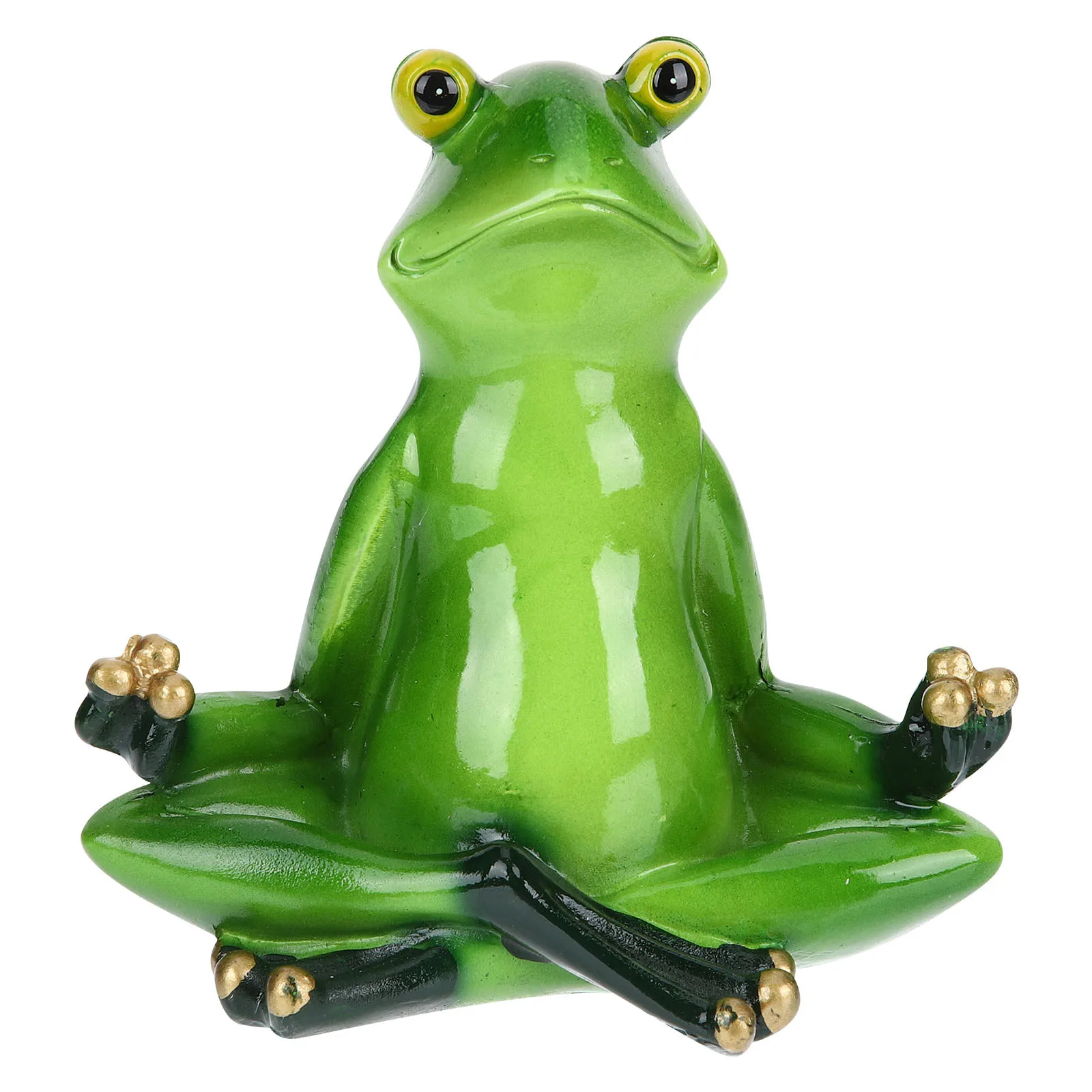 

Funny Yoga Frog Resin Statue Creative Office Desk Decor Home Car Ornament Relaxing Animal Sculpture Table Centerpiece