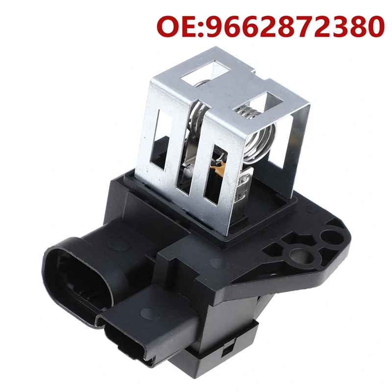 Car 9662872380 Heater Blower Motor Resistor 9663558880 For Citroen Berlingo C1 C4 C-Elysee Jumpy DS4 DS5 For Peugeot 307