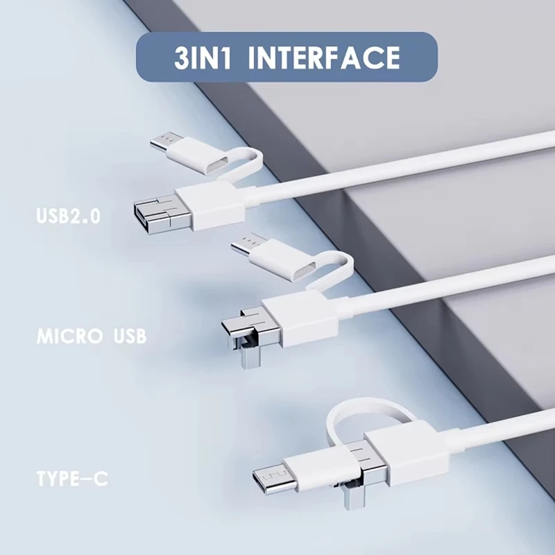 Limpiador de oídos otoscopio lente de 5,5 MM HD720P recogedor de oídos 3 en 1 Micro-USB tipo C cámara endoscópica de inspección