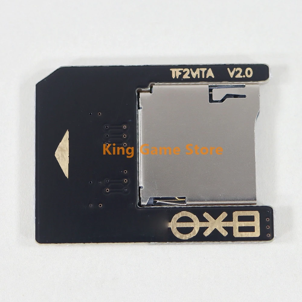 20pcs Version 2.0/3.0/5.0/6.0 Fast Loading Card Adapter Micro SD/TF Slot SD2Vita Converter for PSVita PSV 1000 2000 Controller