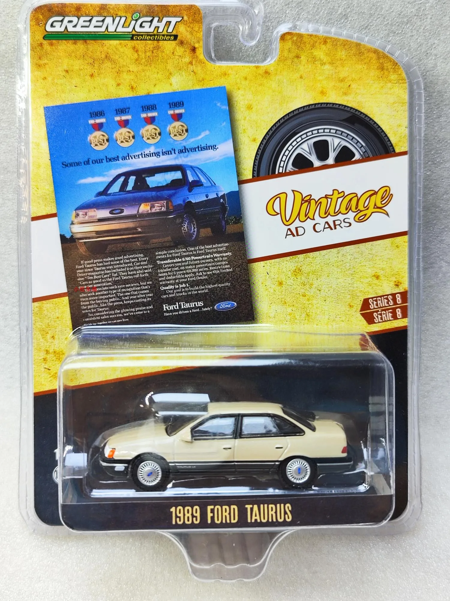 Greenlight 1:64 Retro Ad Car Series 8 - 1989 Ford Taurus 39110-E #2
