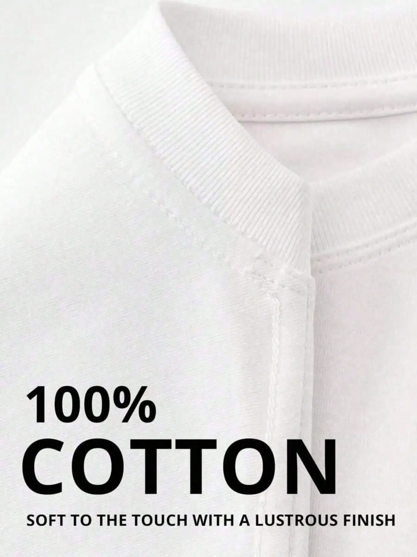 100% Cotton Unisex Round Neck Short - Sleeve T - Shirt: 