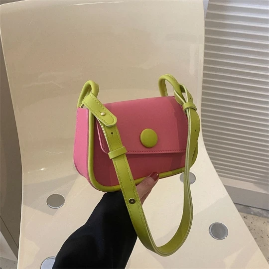 

Women Bag 2024 NEW Pink RU Woman Luxurious Shoulder PU PVC Leather Lady Handbag Crossbody Phone Purses Case Tote Women's Bags