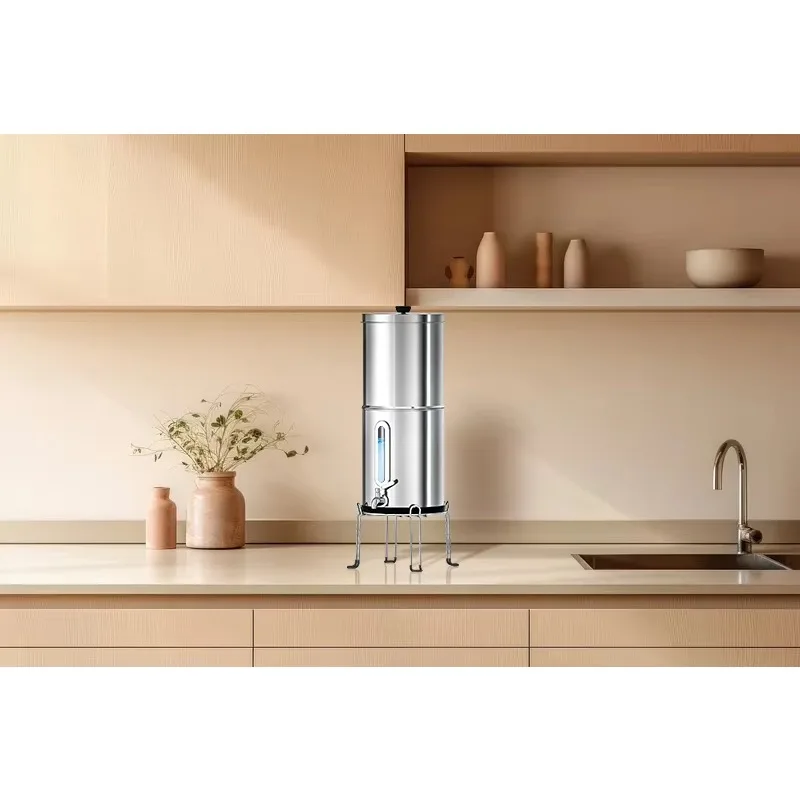 Household new countertop water filter gravity water supply filter system