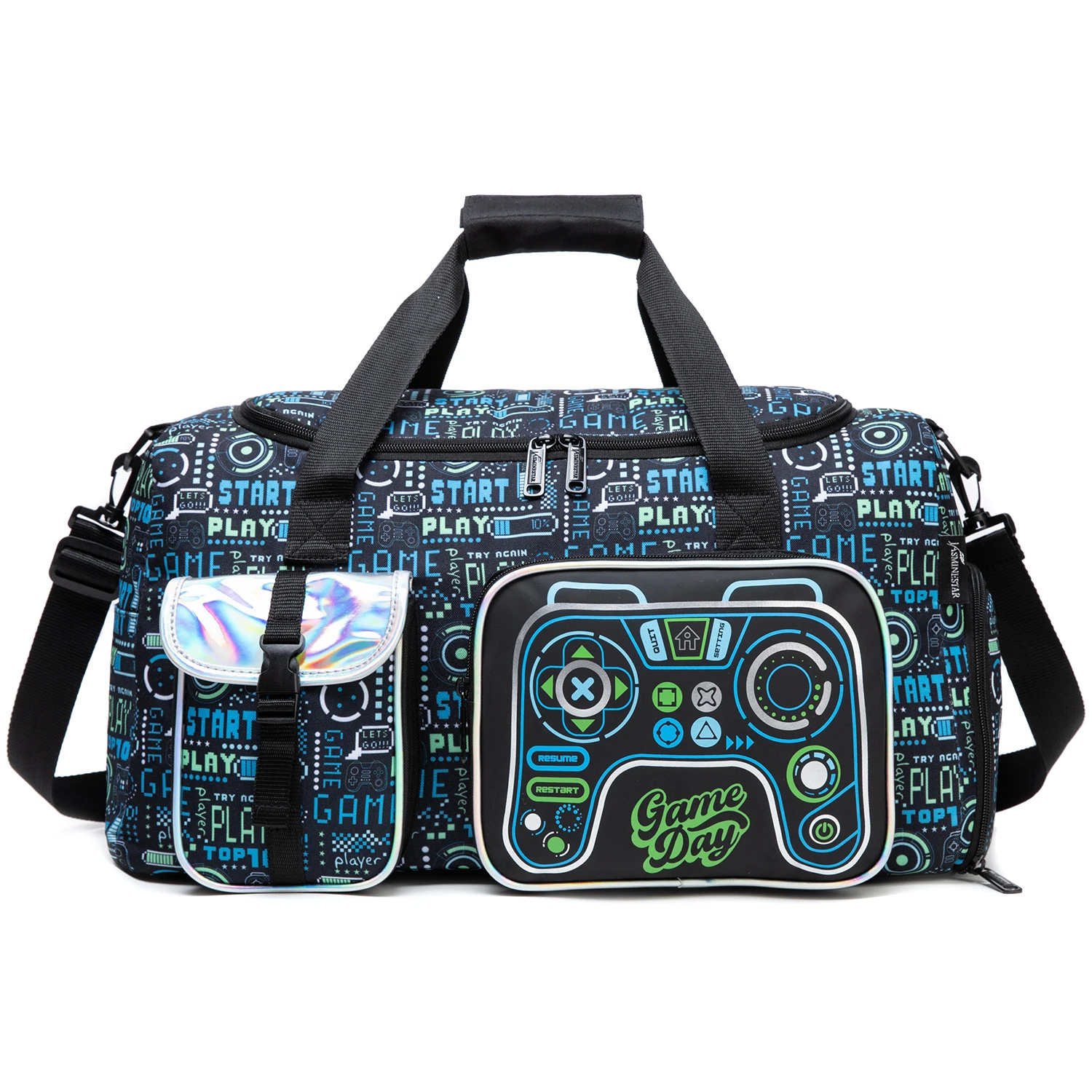 

1PCS Travel Duffle Bag Weekender Overnight Bag Gym Tote Bag with Wet Pocket for Men Boys Workout Duffel Bag