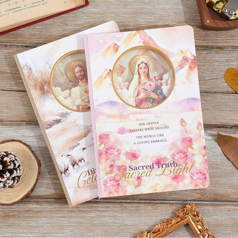 caderno-biblico-de-60-folhas-com-retrato-vazado-serie-luz-sagrada-efeito-tunel-3d-planner-em-branco-para-devocao-diaria-na-igreja-e-estudo-biblico