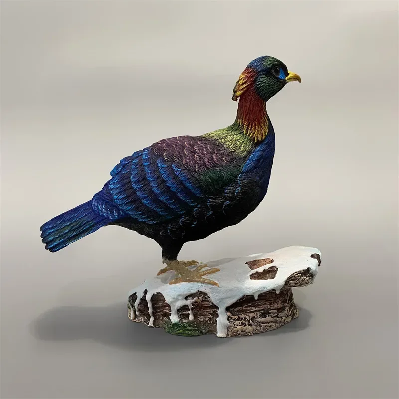 Resin Crafts Home Decor Vills Courtyard Garden Bird Figurine Lophophorus Lhuysii Sculpture Statue Animal Landing Landscapes Gift