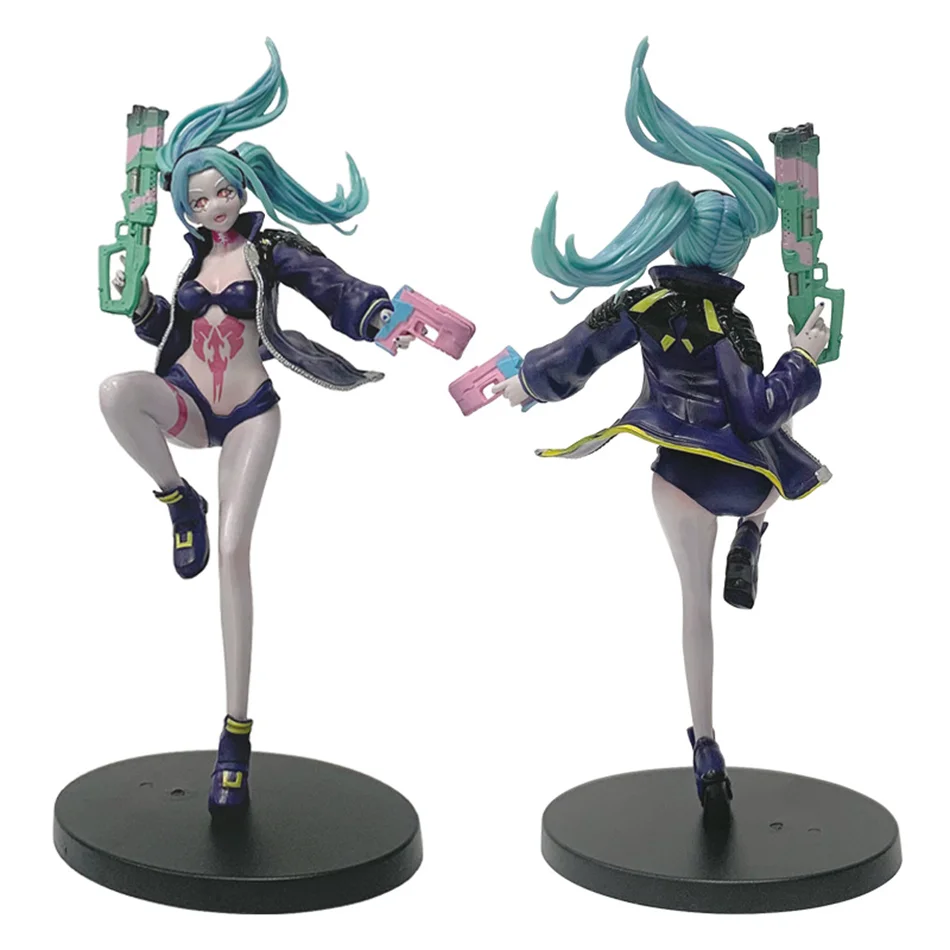New Game Cyberpunk: Edgerunners Rebecca Figure Standing Model Toy Birthday Gift Collection Aciton Figure Desk Decoration Gift view 6