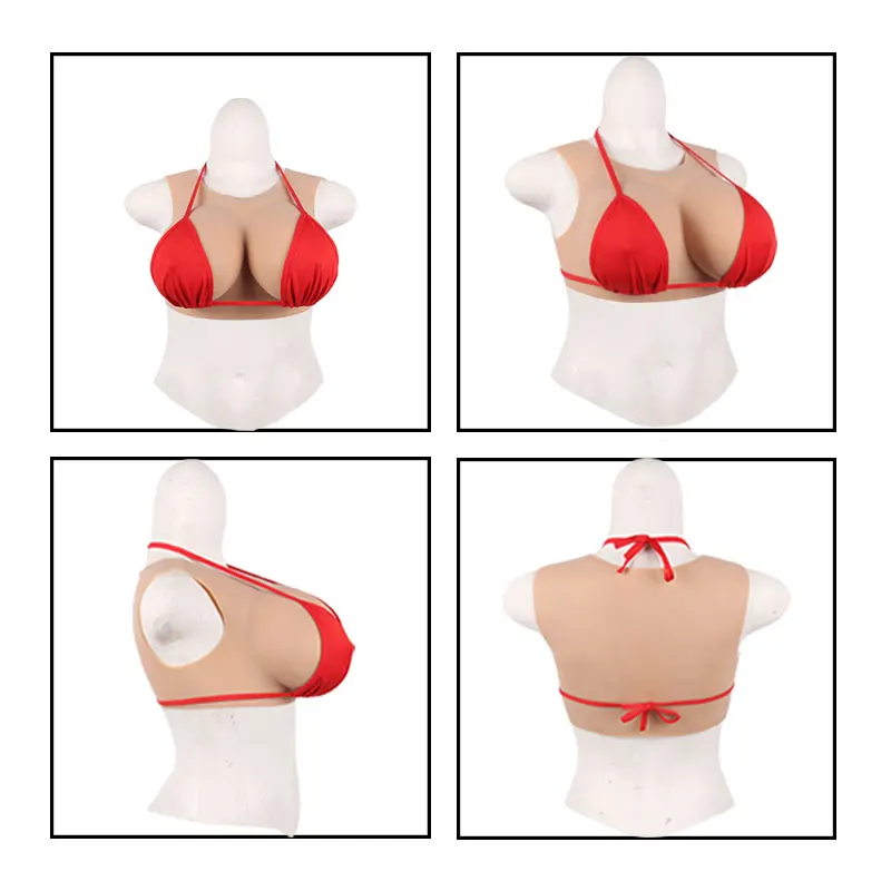Realistic Silicone Breast Forms with Nipple And Areola for Cross-Dress Trans Cosplay Soft Plump Fake Boobs Enhance Natural Look