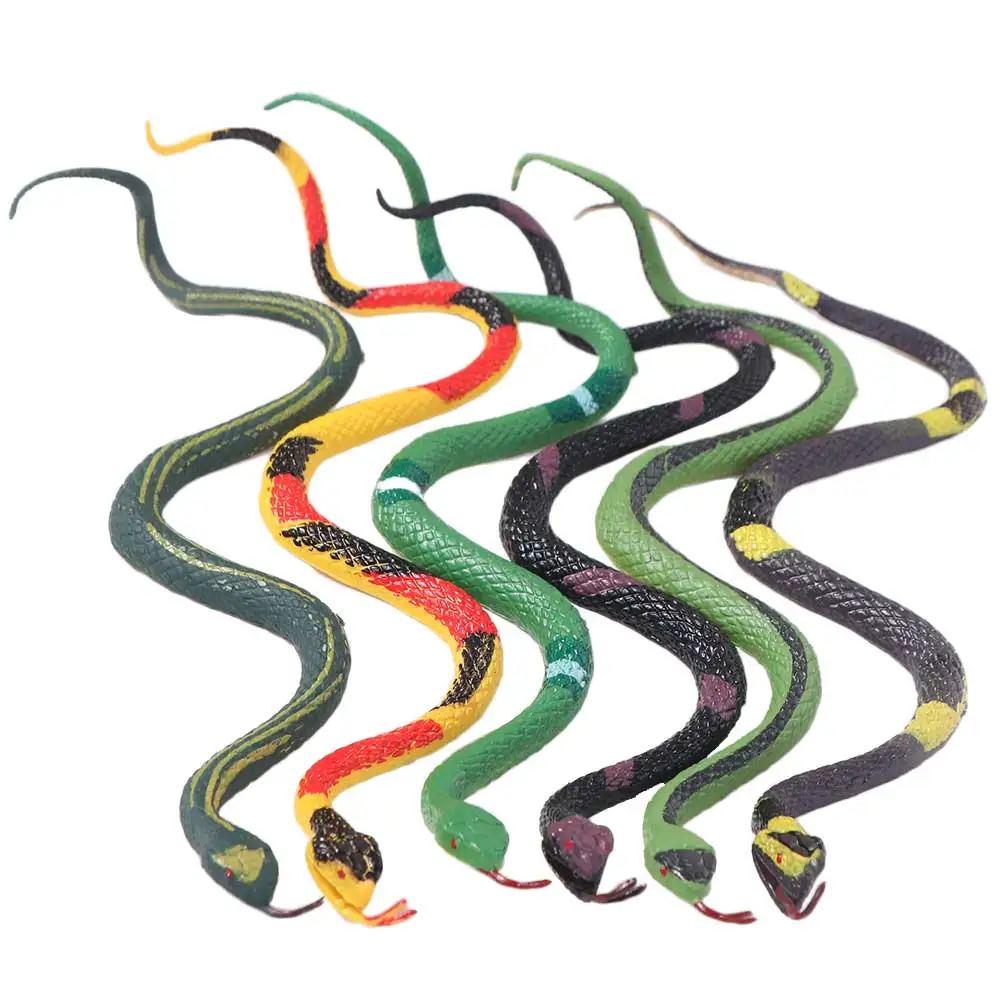 Animal sauvage Python cascadeur modèle Figurines artificielles Simulation réaliste serpent modèle ramper réaliste serpent figurine d'action