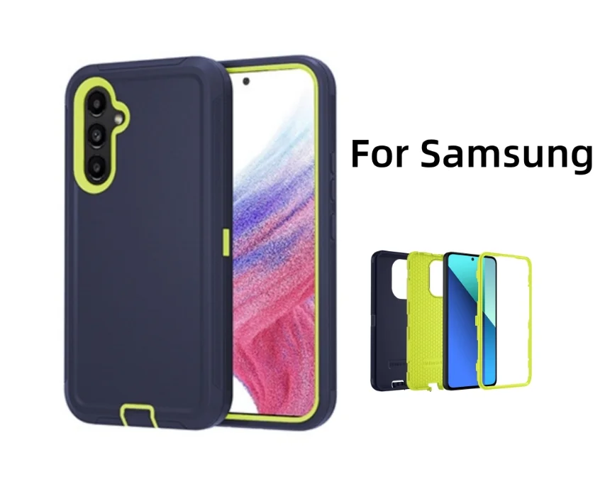 Armor Shockproof Dustproof Cover For Samsung Galaxy A06 A26 A13 A36 A35 A34 A24 A14 A15 A03S A04S Camera Protection Phone Case