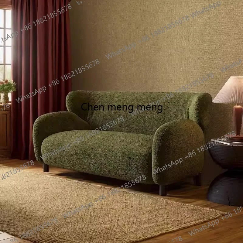 

Creative sofa home living room B & B small apartment fabric sofa hotel lobby straight sofa