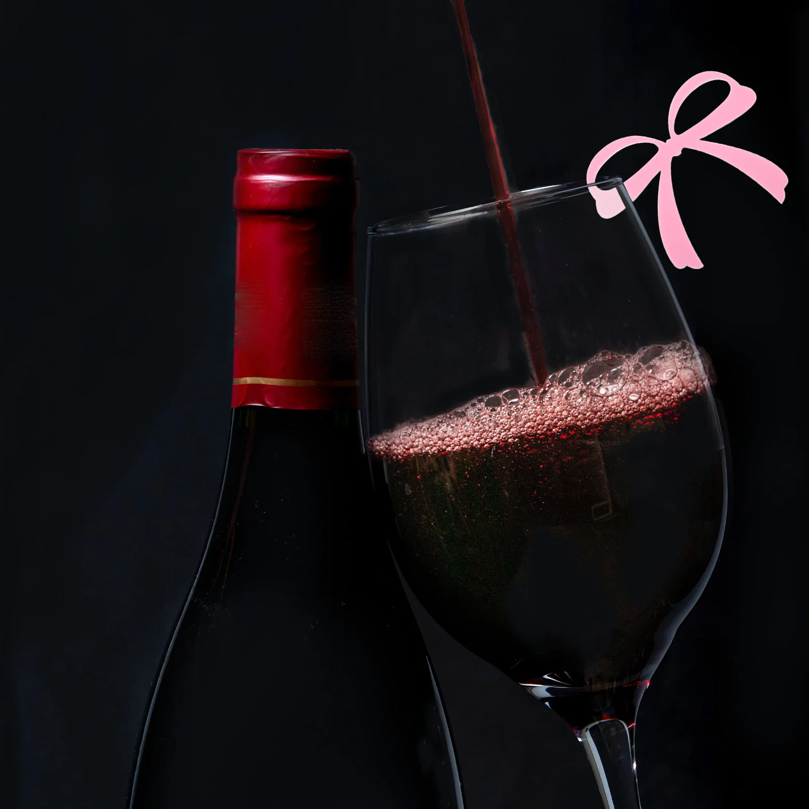 

20Pcs Pink Bowknot Wine Glass Charms Acrylic Reusable Drink Markers Party Decorations Wedding Cocktail Tags Bow Drink Label