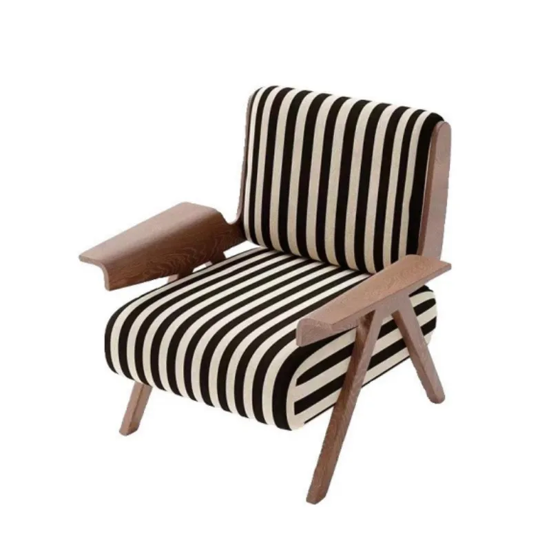 

Medieval single sofa chair, light luxury living room for home use, business meeting and leisure chair