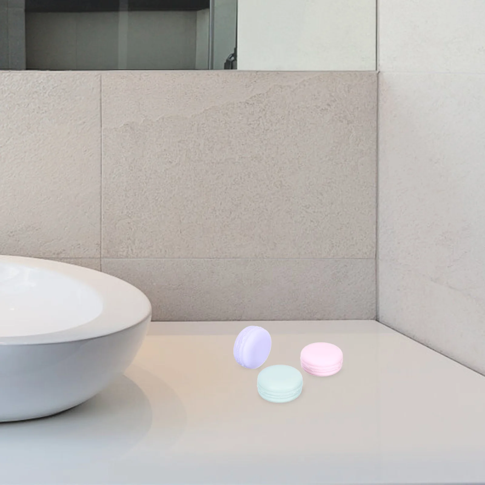 

30pcs Cream Containers Macaron Color Design Portable Refillable Jars For Travel Home Use Empty Jar Storage Dispensing