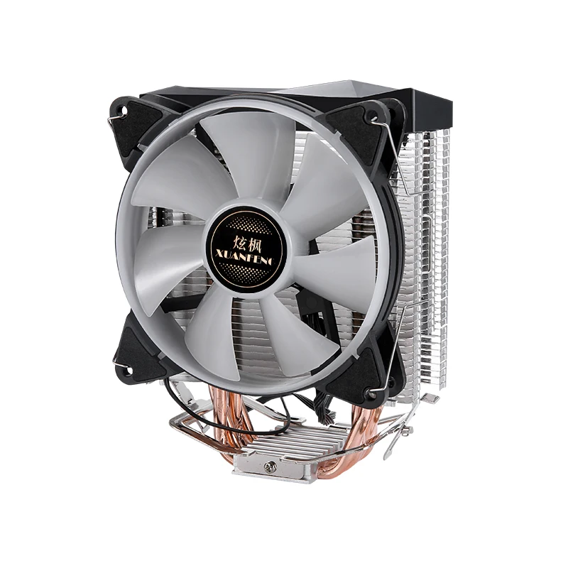 XUANFENG متوافق مع Intel i5/i7/i9/x79/x99 4/6 أنابيب الحرارة 120 مم Argb Fan معالج تبريد وحدة المعالجة المركزية تثبيت LGA2011 115x 1200 1700 AMD