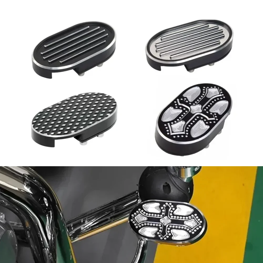 

XL883 Motorcycle Brake Pedal Pad Foot Peg Cover For Harley Sportster XL 883 1200 XL1200 Forty-Eight V-Rod Street Night Rod