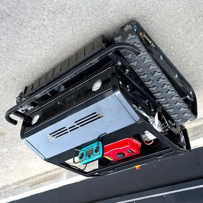 

Customized remote control lawn mower, tracked all terrain slope lawn mower, tracked wireless control lawn mower