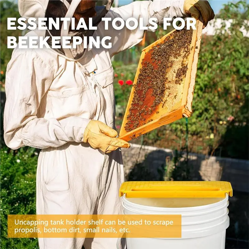 A96K-2Pcs Beekeeping Uncapping Tank Holder For 5 And 6 Gallon