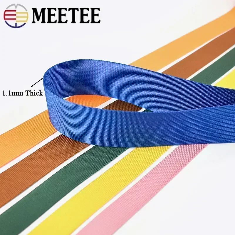 5Meter 20-38Mm Legergroen Nylon Singels Tape Trim Naaimateriaal Veiligheidsgordel Knapzak Riem Tas Gespen kleding Accessoires