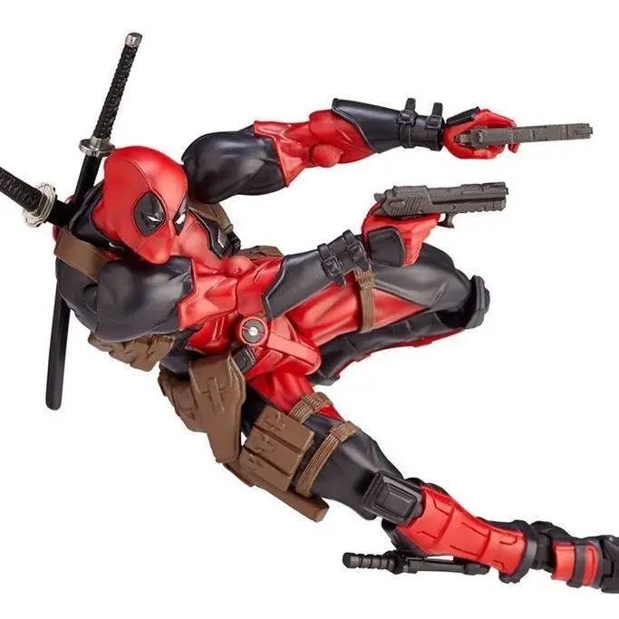 Domestic Marine Corps Deadpool Blind Box Figures with Gears and Articulated Joints Action Model Collectible Toys (Box Set)