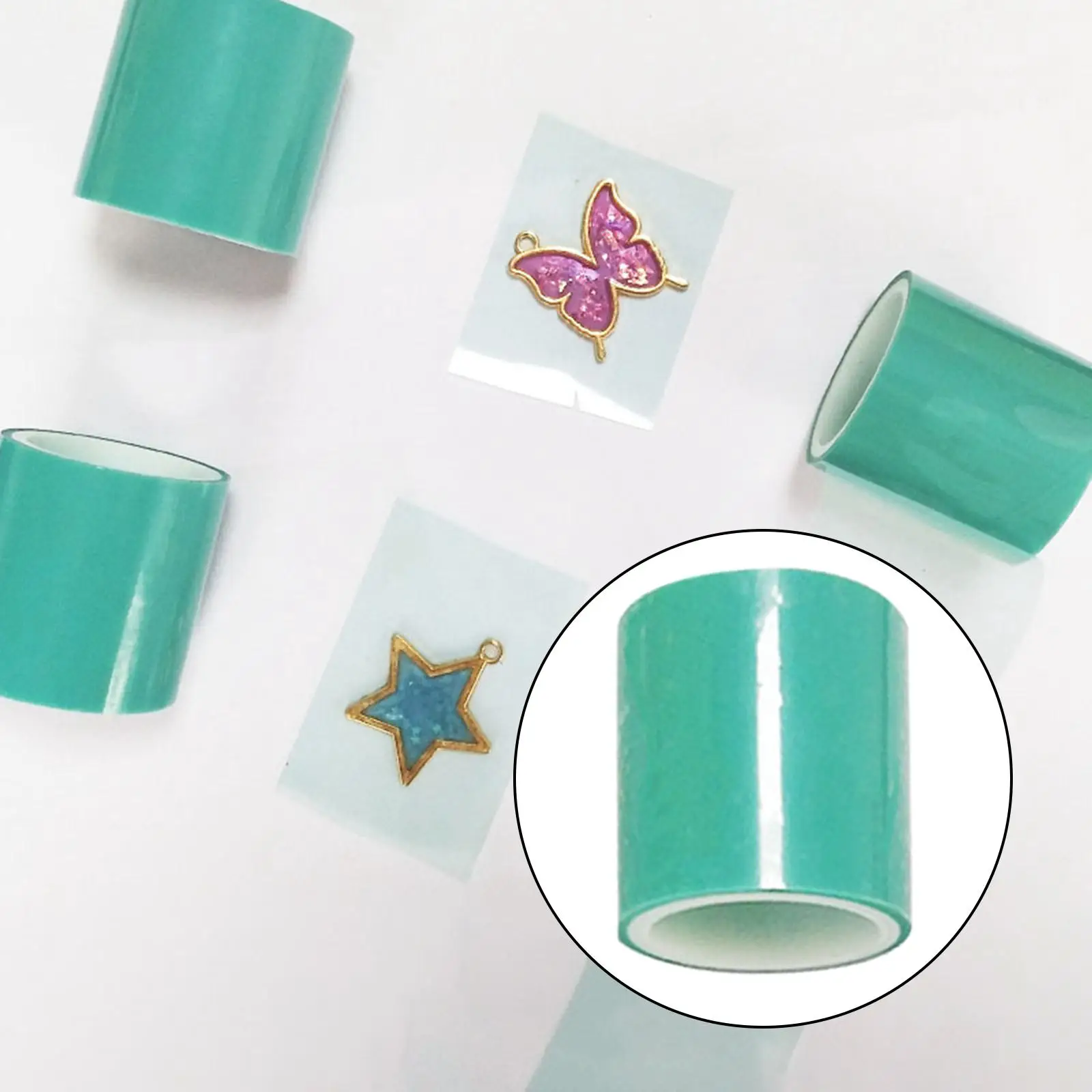 Resin Tape Seamless Sticky Paper Tape 5M for Making Tools Charm Metal Frame