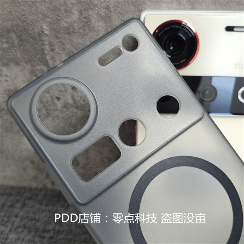 Capa para zte nubia z70s ultra z70 z60 z50 s pro 5g magnético fosco transparente silicone macio capa traseira do telefone proteção escudo